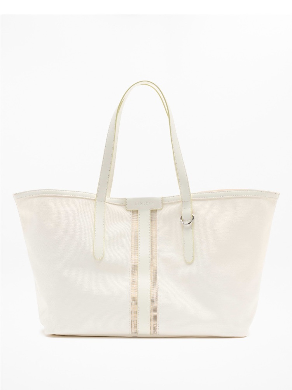 Athleta Coated Canvas Carry All Tote Bag - Women NWT - Picture 4 of 7